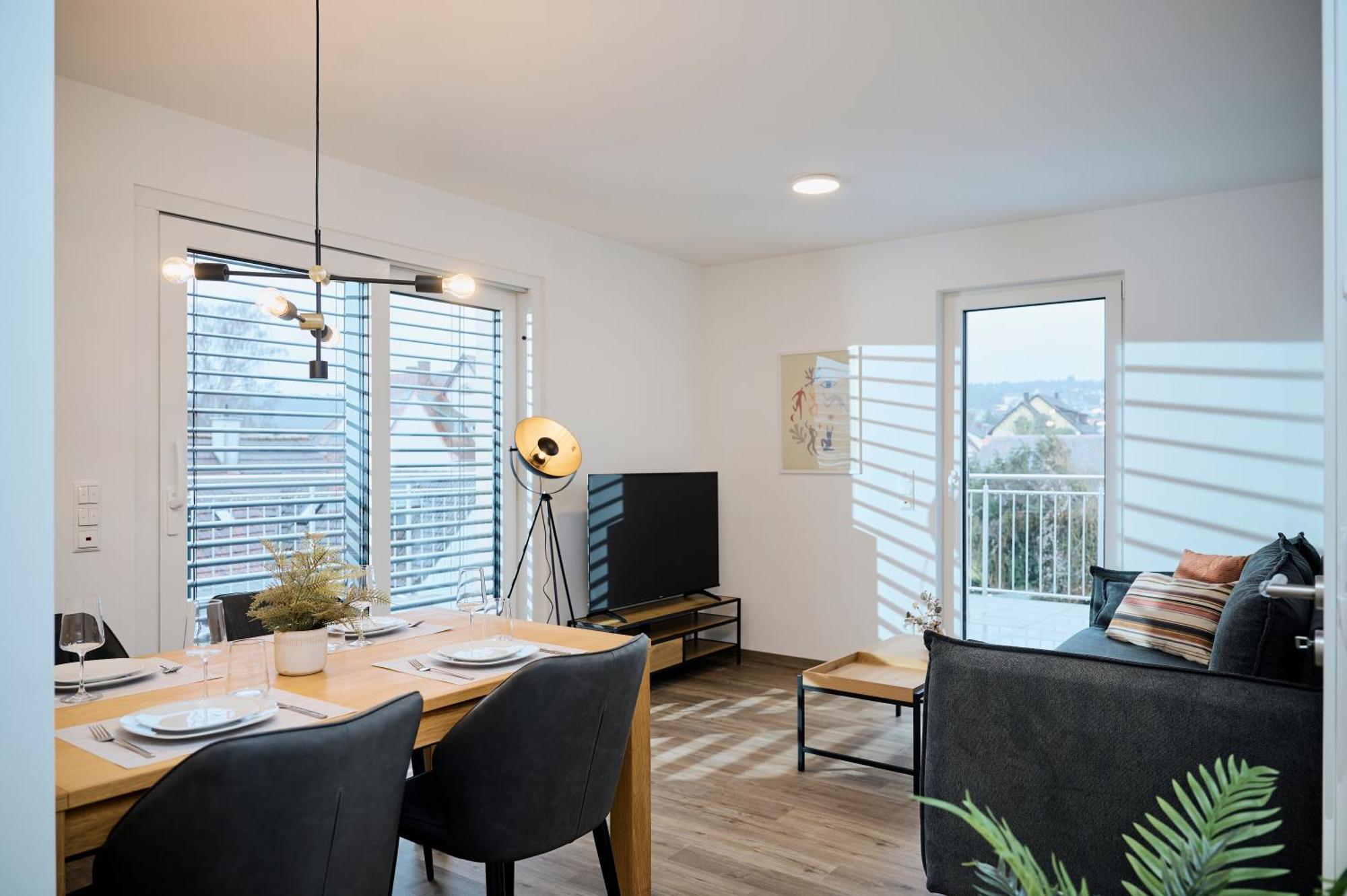 Moderne Apartments Mit Highspeed-Wlan Und Gratis-Tiefgarage Ihr Perfekter Rueckzugsort Nahe Dem Zentrum Und Der Therme I Barrierearm Bad Kissingen Kültér fotó