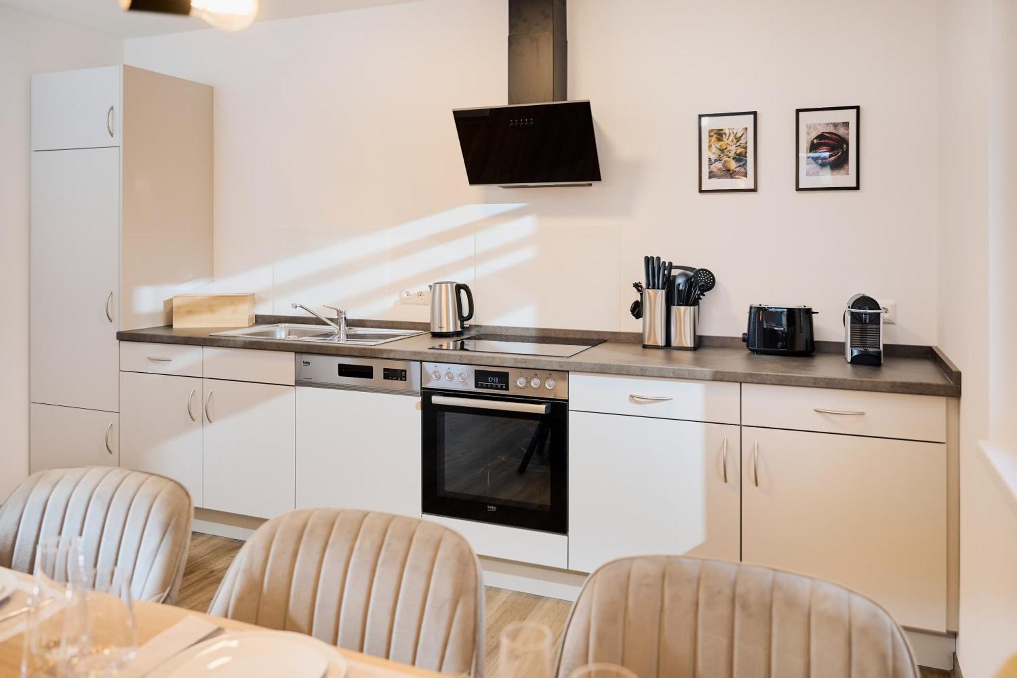 Moderne Apartments Mit Highspeed-Wlan Und Gratis-Tiefgarage Ihr Perfekter Rueckzugsort Nahe Dem Zentrum Und Der Therme I Barrierearm Bad Kissingen Kültér fotó