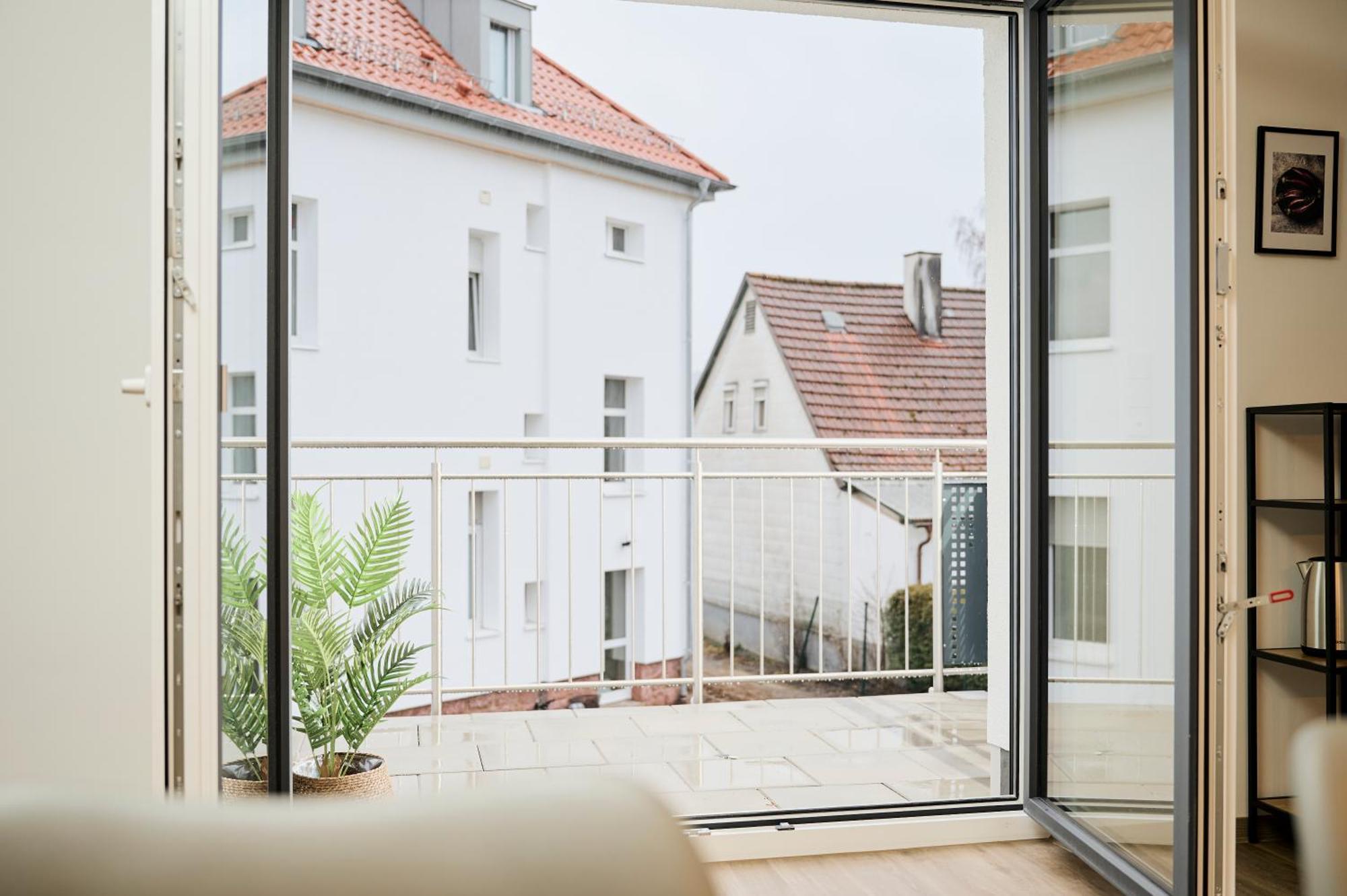 Moderne Apartments Mit Highspeed-Wlan Und Gratis-Tiefgarage Ihr Perfekter Rueckzugsort Nahe Dem Zentrum Und Der Therme I Barrierearm Bad Kissingen Kültér fotó