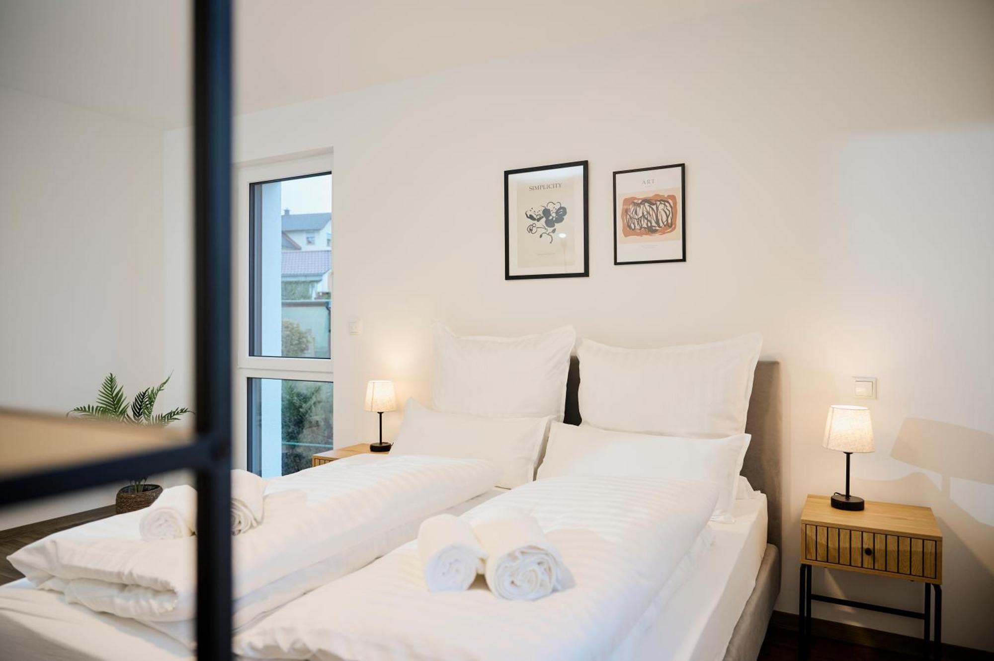 Moderne Apartments Mit Highspeed-Wlan Und Gratis-Tiefgarage Ihr Perfekter Rueckzugsort Nahe Dem Zentrum Und Der Therme I Barrierearm Bad Kissingen Kültér fotó