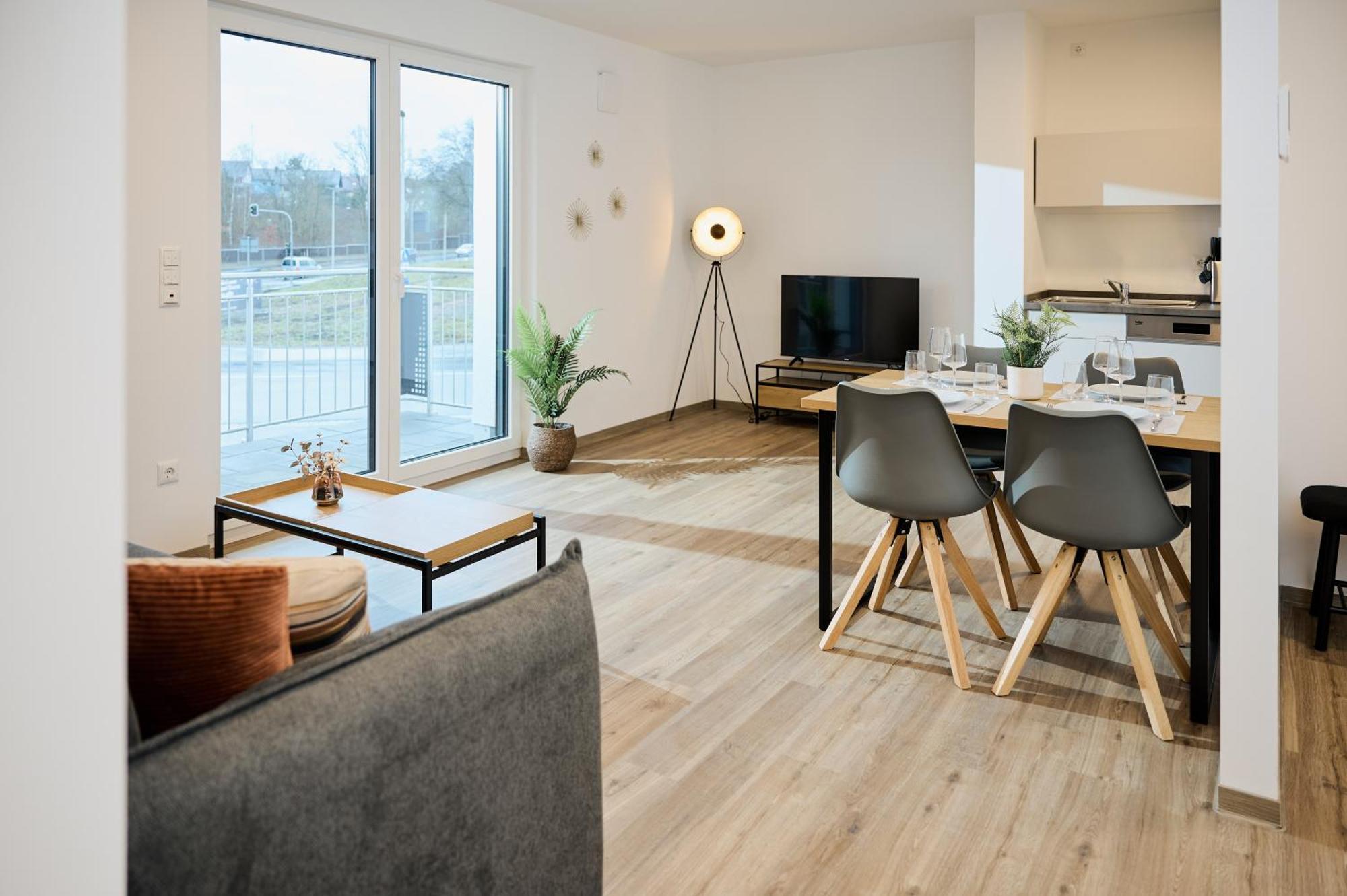Moderne Apartments Mit Highspeed-Wlan Und Gratis-Tiefgarage Ihr Perfekter Rueckzugsort Nahe Dem Zentrum Und Der Therme I Barrierearm Bad Kissingen Kültér fotó